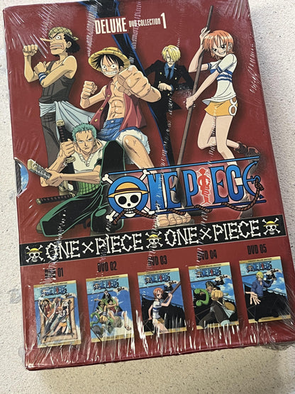 ONE PIECE DELUXE DVD COLLECTION 1 - 1°STAGIONE - PRIMI 5DVD