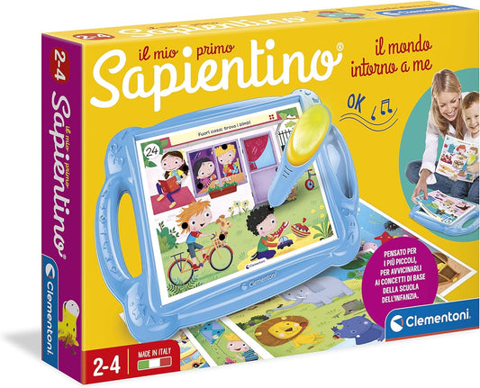 Clementoni - 11984 - Sapientino - Il Mio Primo Sapientino, Banchetto Con Schede Attività e Penna Interattiva