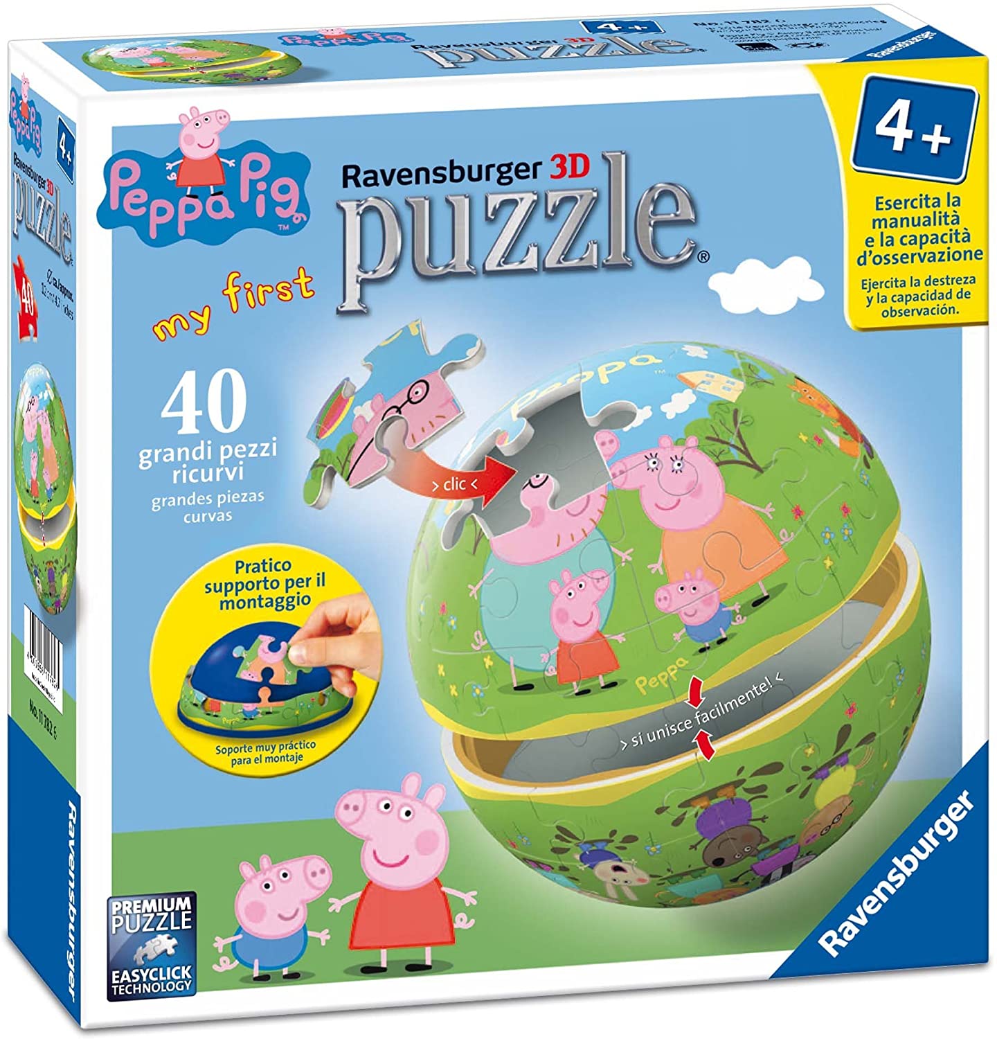 Ravensburger 11782 6 - My First 3D Puzzle Peppa Pig