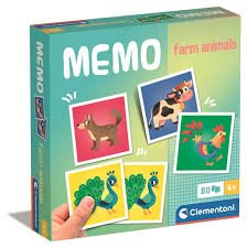 CLEMENTONI 18306 MEMO FARM ANIMALS