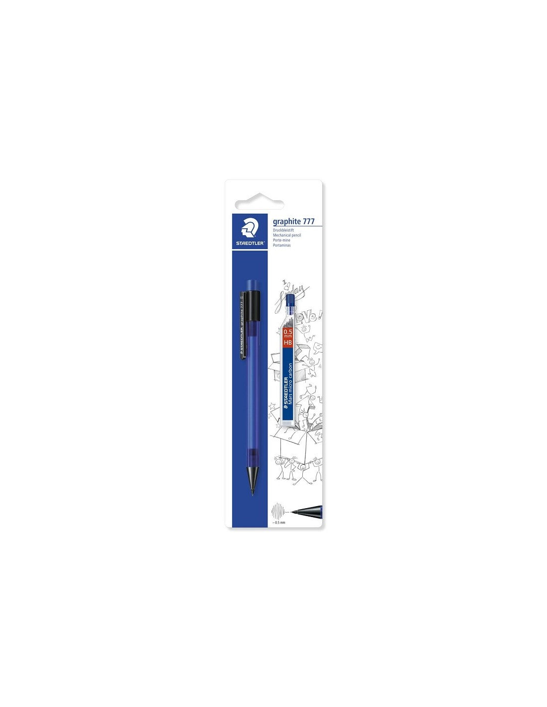 Staedtler 7775BK25DA Portamine Grafito 05 e Mina - MONDO STOCK