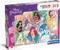 Clementoni- Puzzle Maxi Disney  Princess Supercolor 24 Pezzi