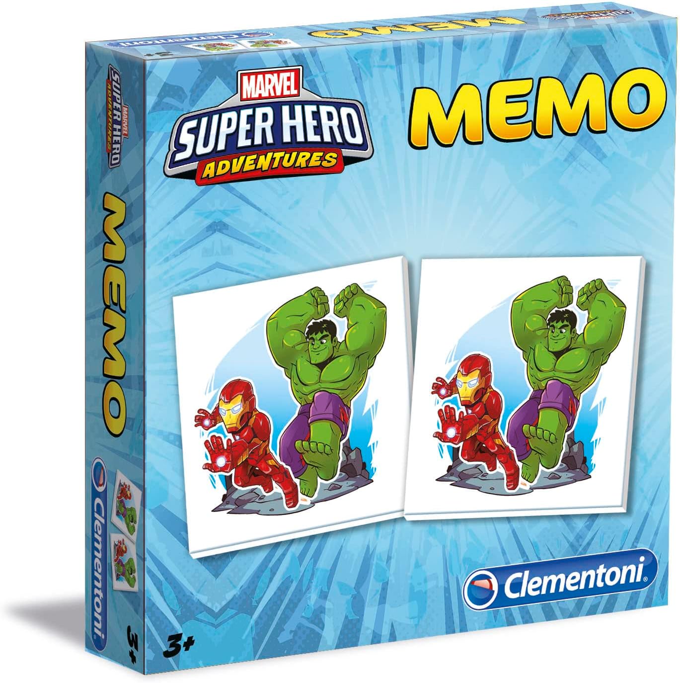 Clementoni - 18075 - Memo Games - Superhero Marvel Avengers