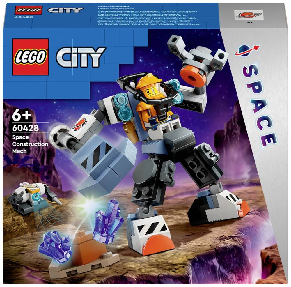 LEGO 60428 City Mech di costruzione spaziale