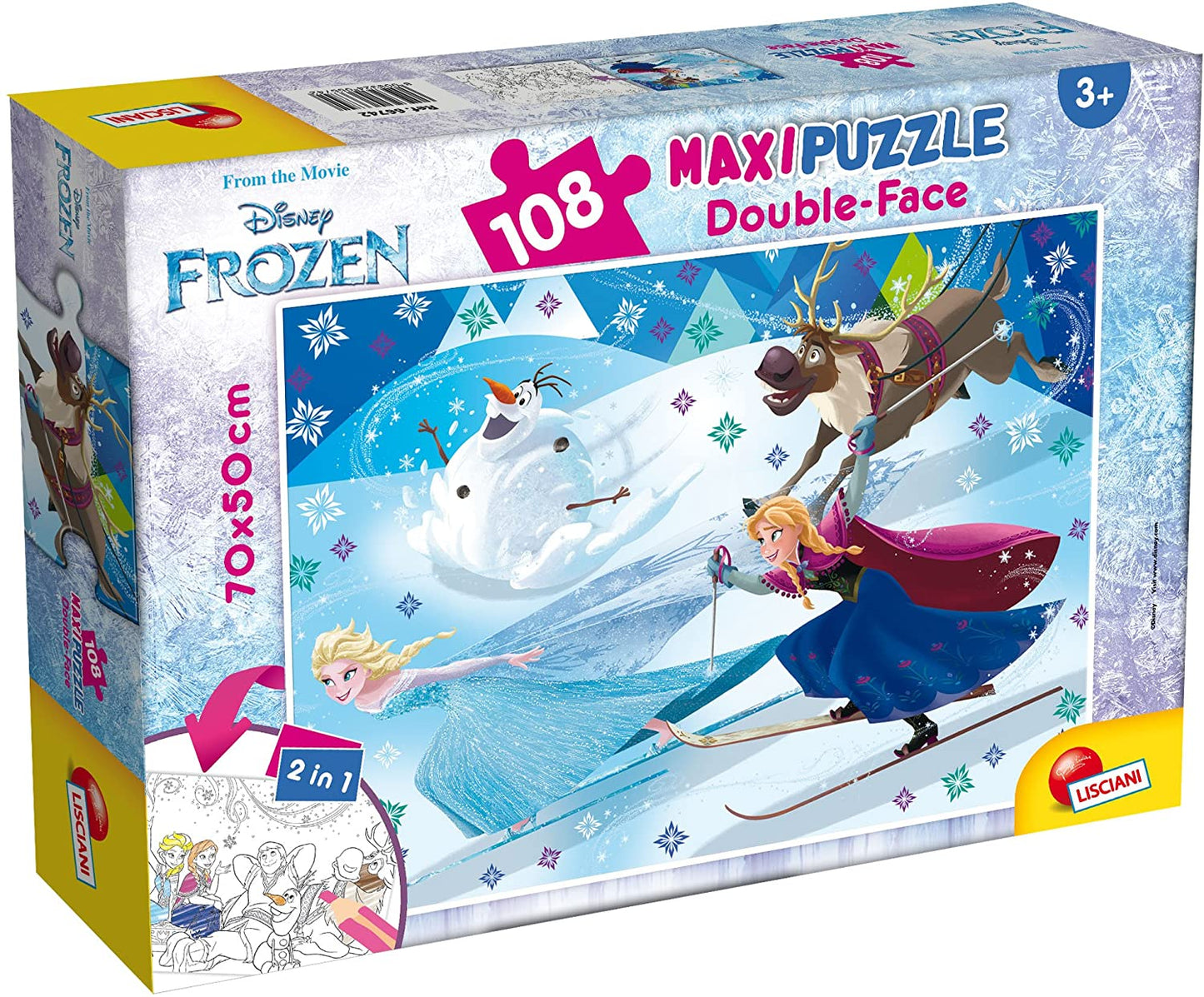 Lisciani Giochi Disney Puzzle DF Supermaxi 108 Frozen