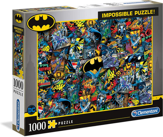 Clementoni - 39575 - Impossible Puzzle - Batman - 1000 pezzi - Made in Italy