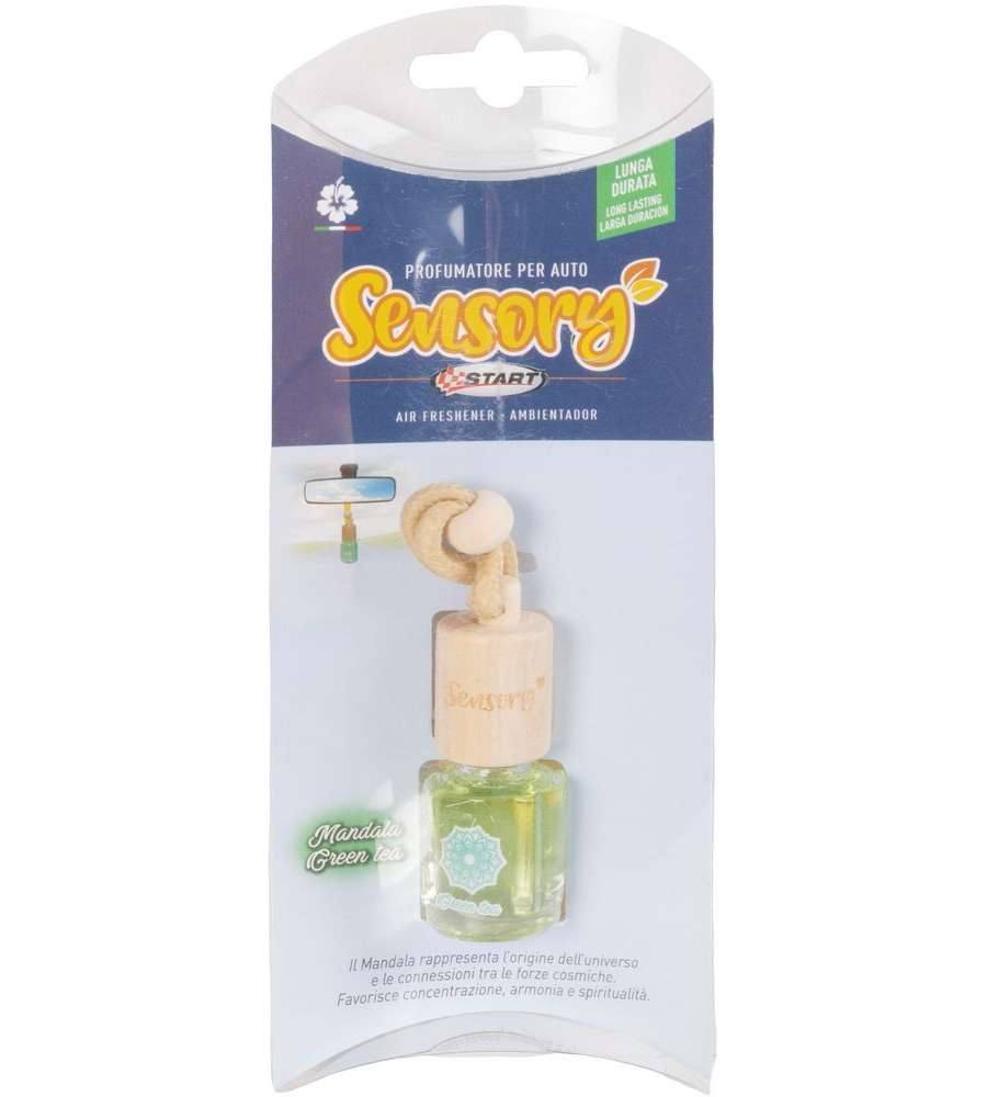 BOCCETTA DEODORANTE PER AUTO SENSORY - PROFUMAZIONE GREEN TEA