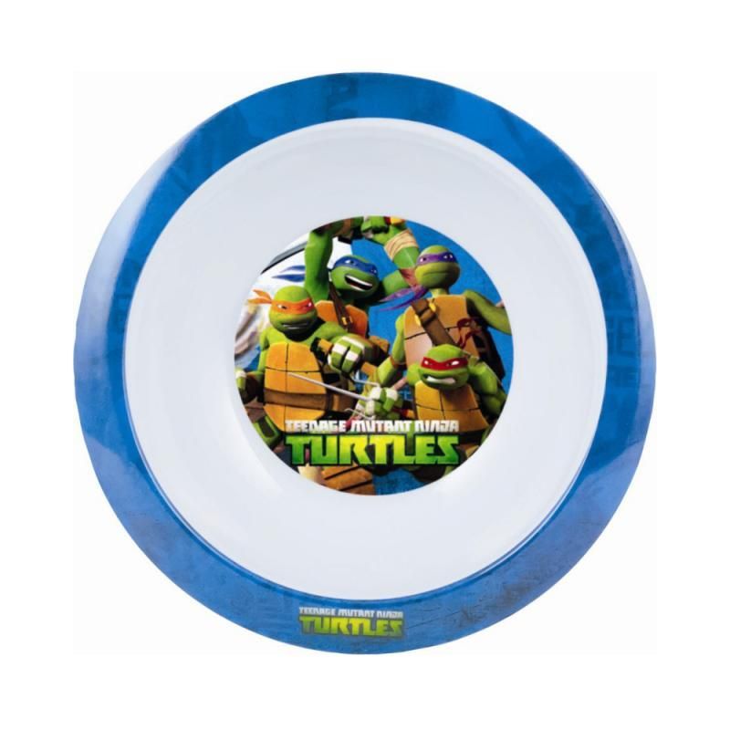 NINJA TURTLES PIATTO FONDO 16 CM - IN MELAMINA - MONDO STOCK