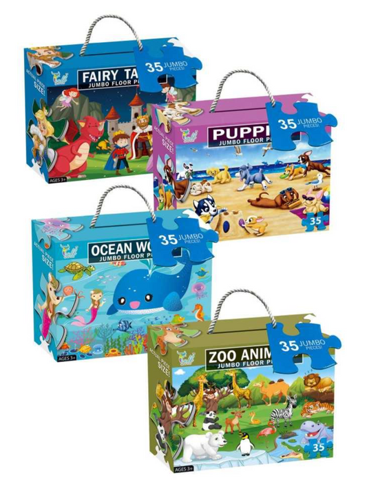 PUZZLE JUMBO 35PZ  BOX CON MANIGLIA 26x20 cm (PZL 62x46 cm)