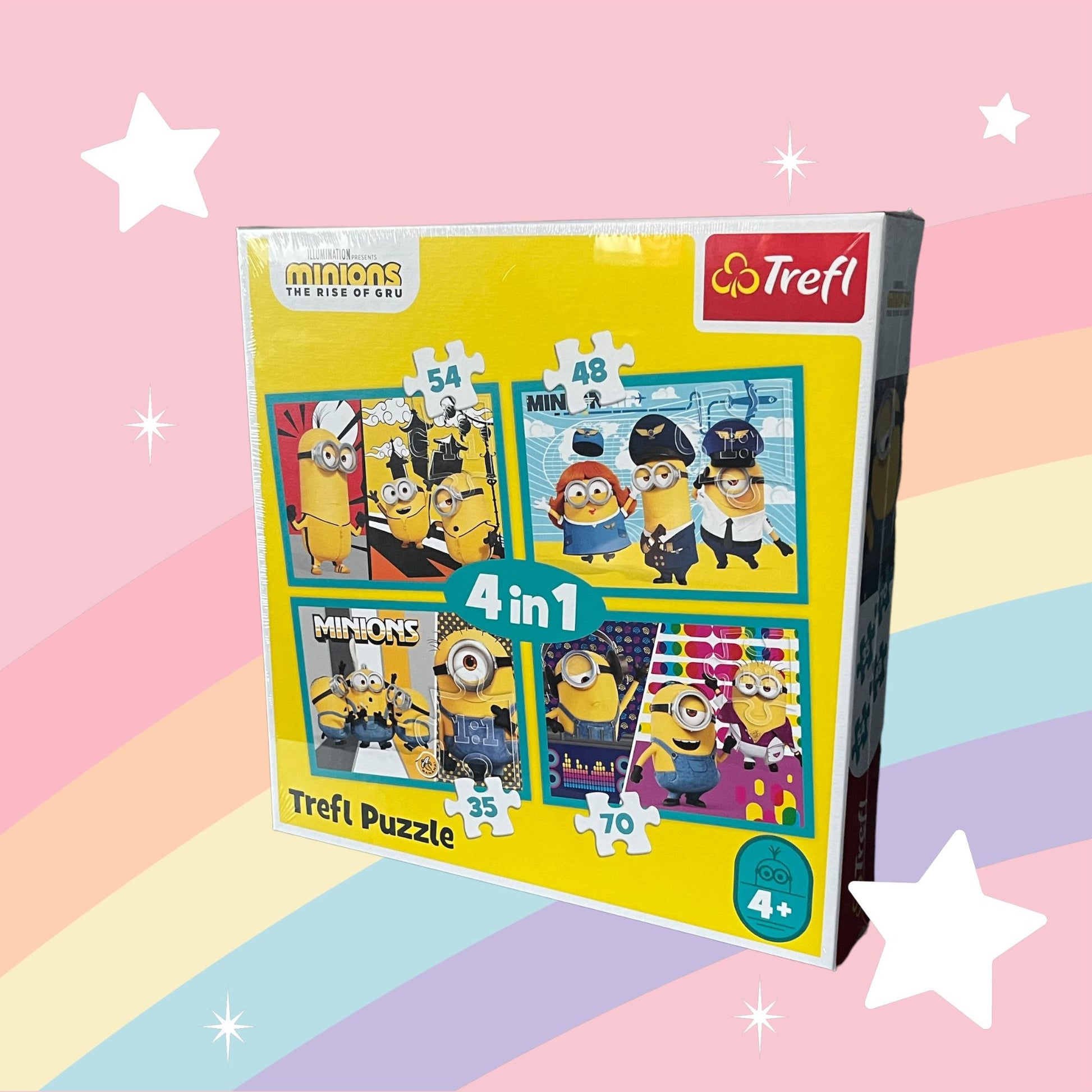 PUZZLE 4 IN 1 MINIONS - MONDO STOCK