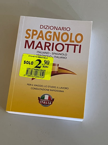 DIZIONARIO TASCABILE SPAGNOLO