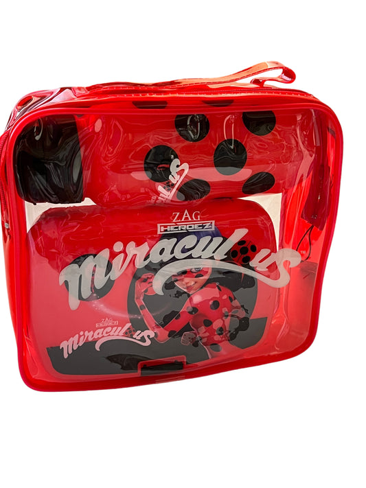 Set lunch box + borraccia miraculous