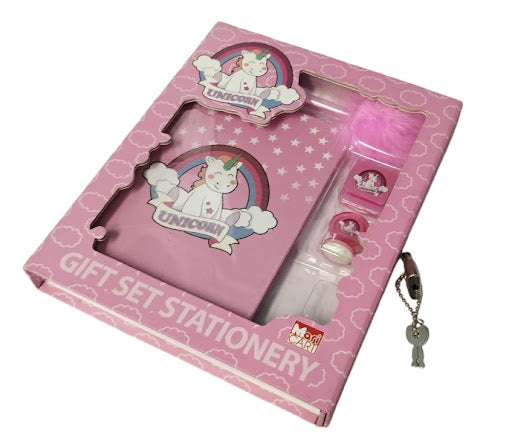 Diario segreto unicorso con accessori e lucchetto