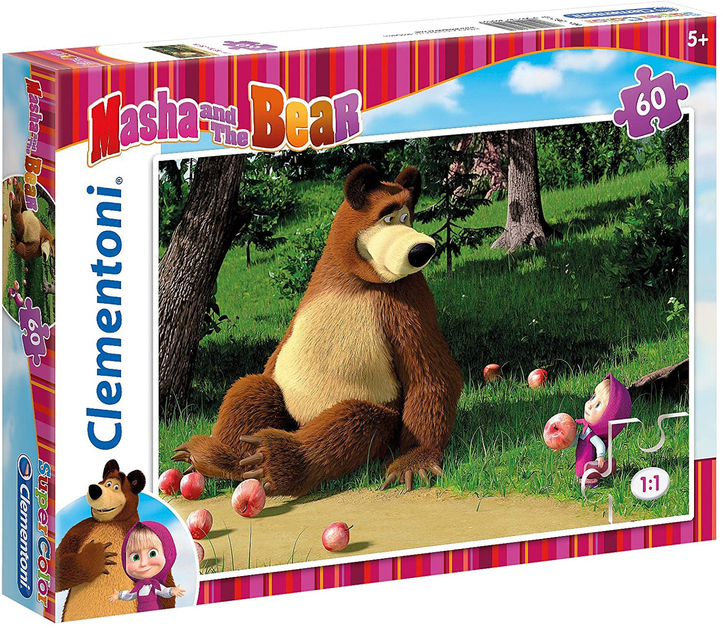 Clementon Masha and the Bear Puzzle, 60 Pezzi